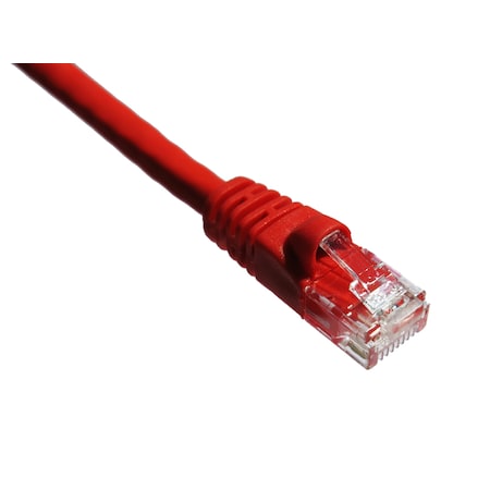 Axiom 14Ft Cat6A 650Mhz Patch Cable Molded Boot (Red) - Taa Compliant